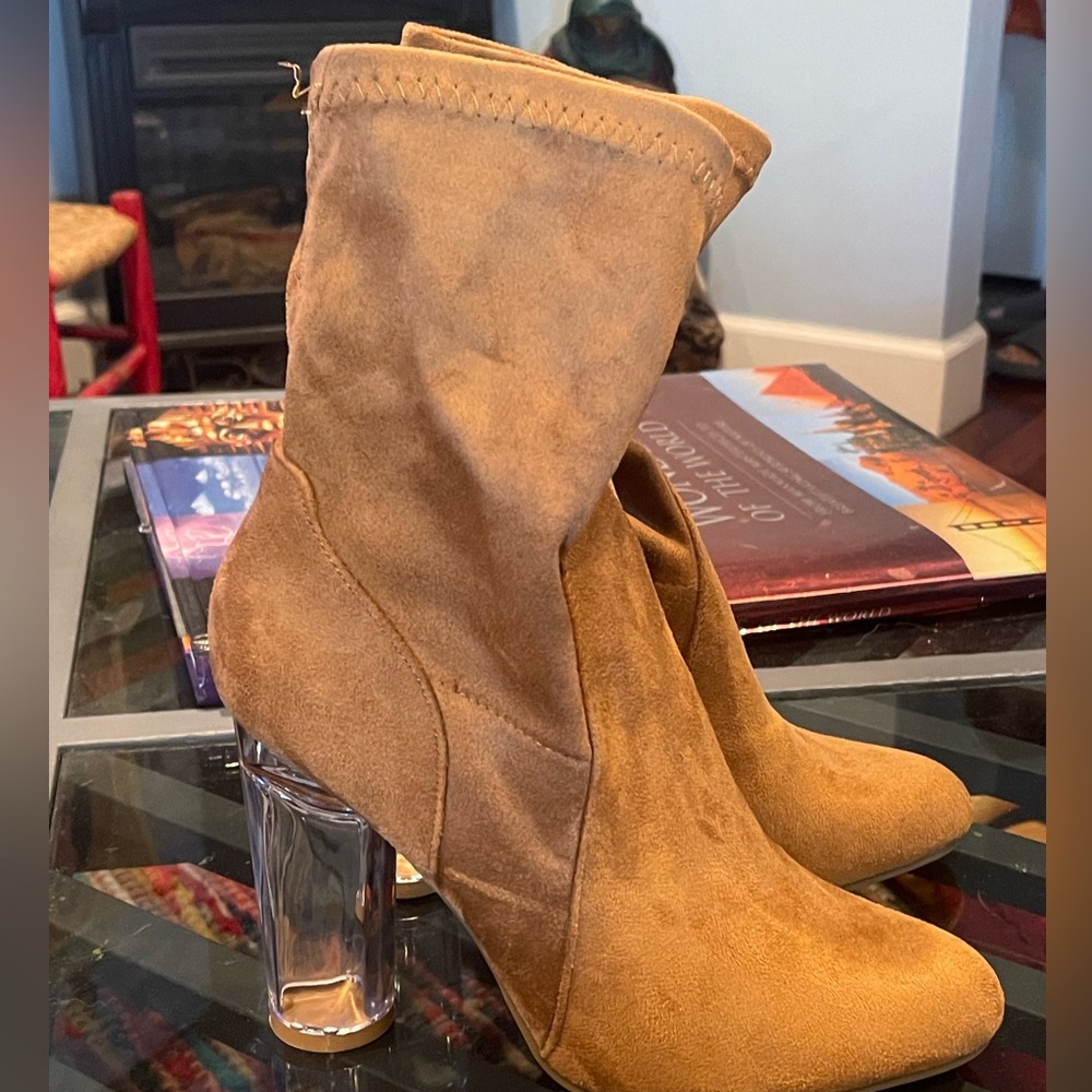 Brown Suede Ankle Boots